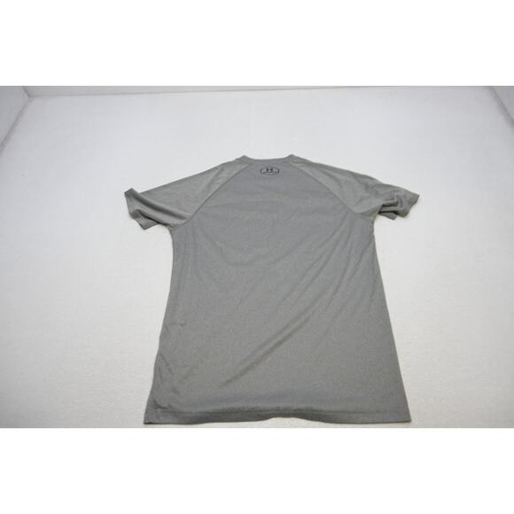 Under Armour Gym Shirt HeatGear Loose Performance Gray Athletic Mens Sz Medium - Picture 8 of 9